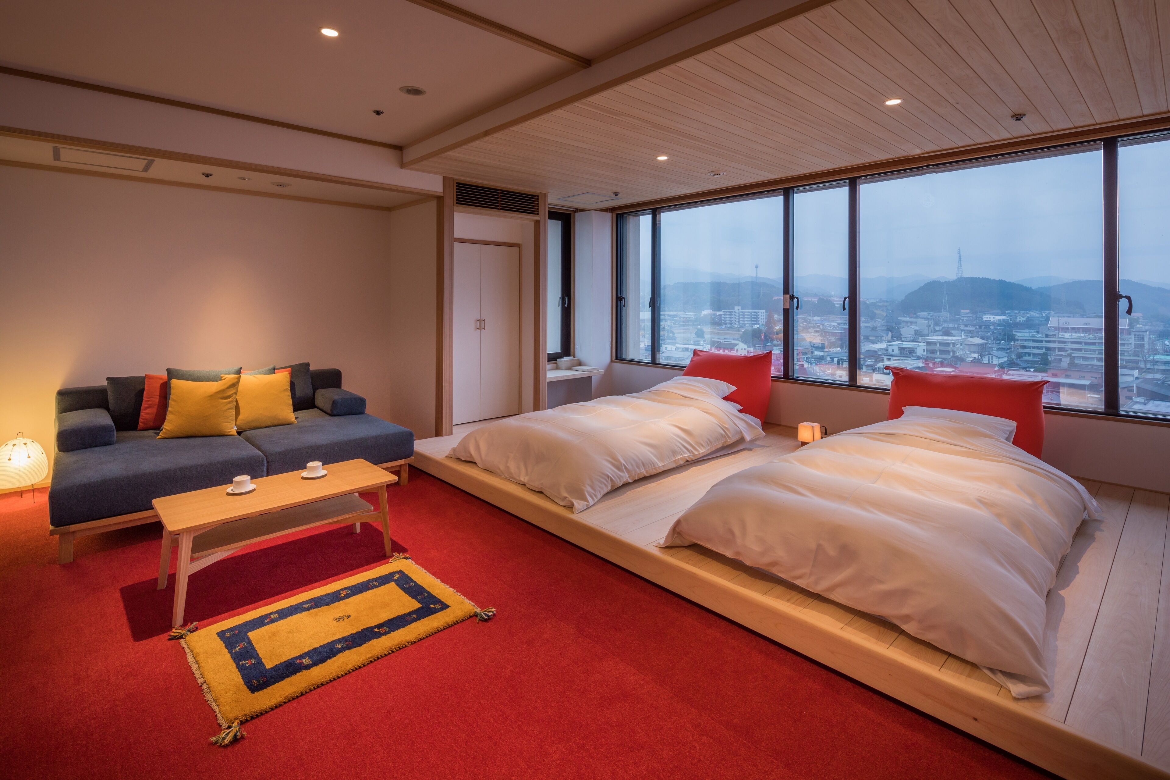 Japanese Modern Room with indoor bath, Non Smoking | In-room safe, desk, free WiFi, bed sheets