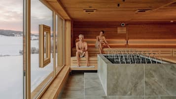 Behandlungsräume für Paare, Sauna, Whirlpool, Körperbehandlungen