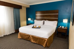 In-room safe, desk, laptop workspace, iron/ironing board