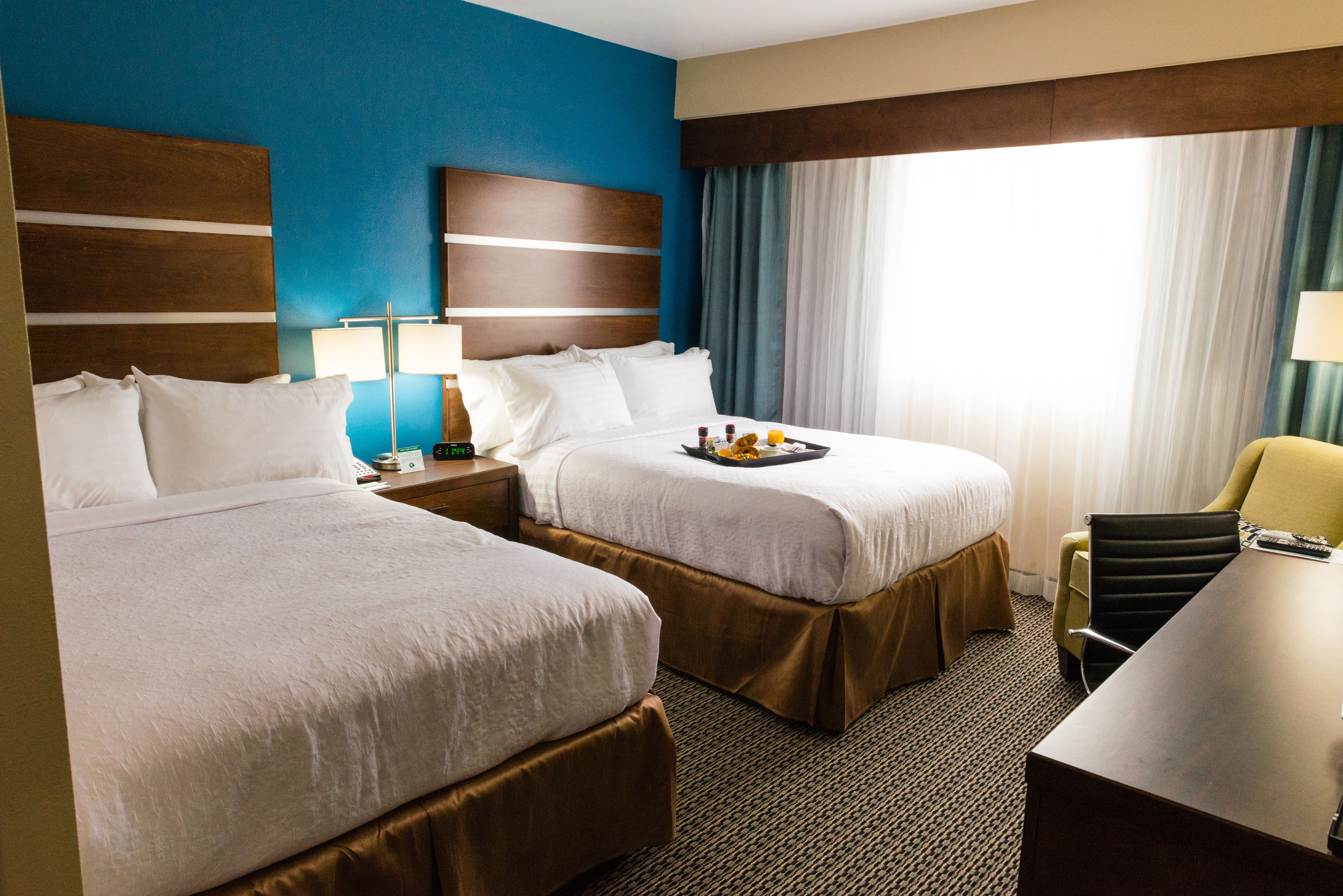 In-room safe, desk, laptop workspace, iron/ironing board