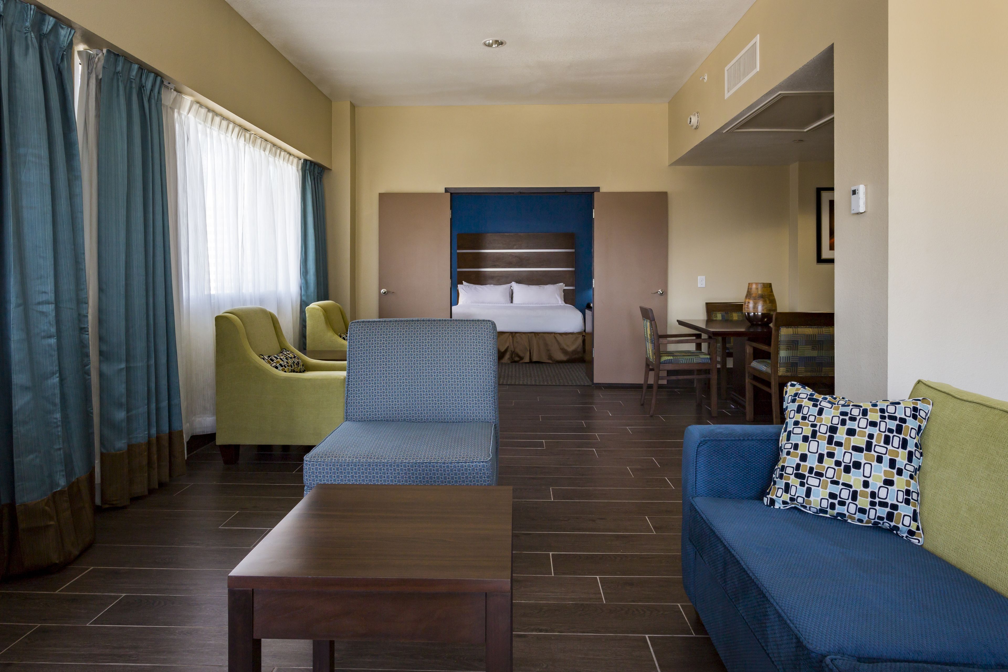 suite, 1 bedroom | 1 bedroom, in-room safe, desk, laptop workspace