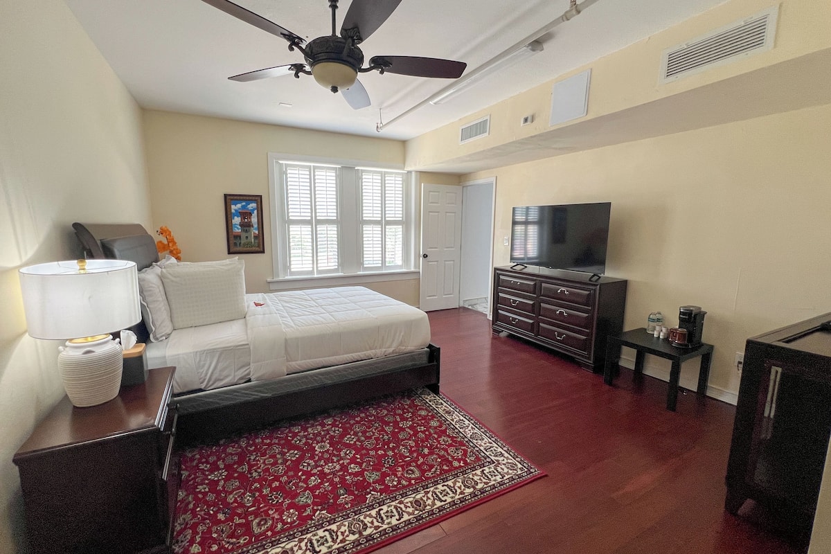 1 bedroom, premium bedding, individually decorated