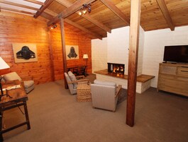 Loft | Living area | 32-inch flat-screen TV with cable channels