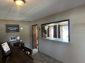 Family Suite, 2 Bedrooms | Private kitchen | Full-size fridge, microwave, coffee/tea maker, freezer - All Star Inn & Suites (Wisconsin Dells)