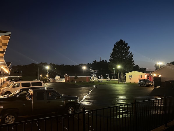 Front of property – evening/night