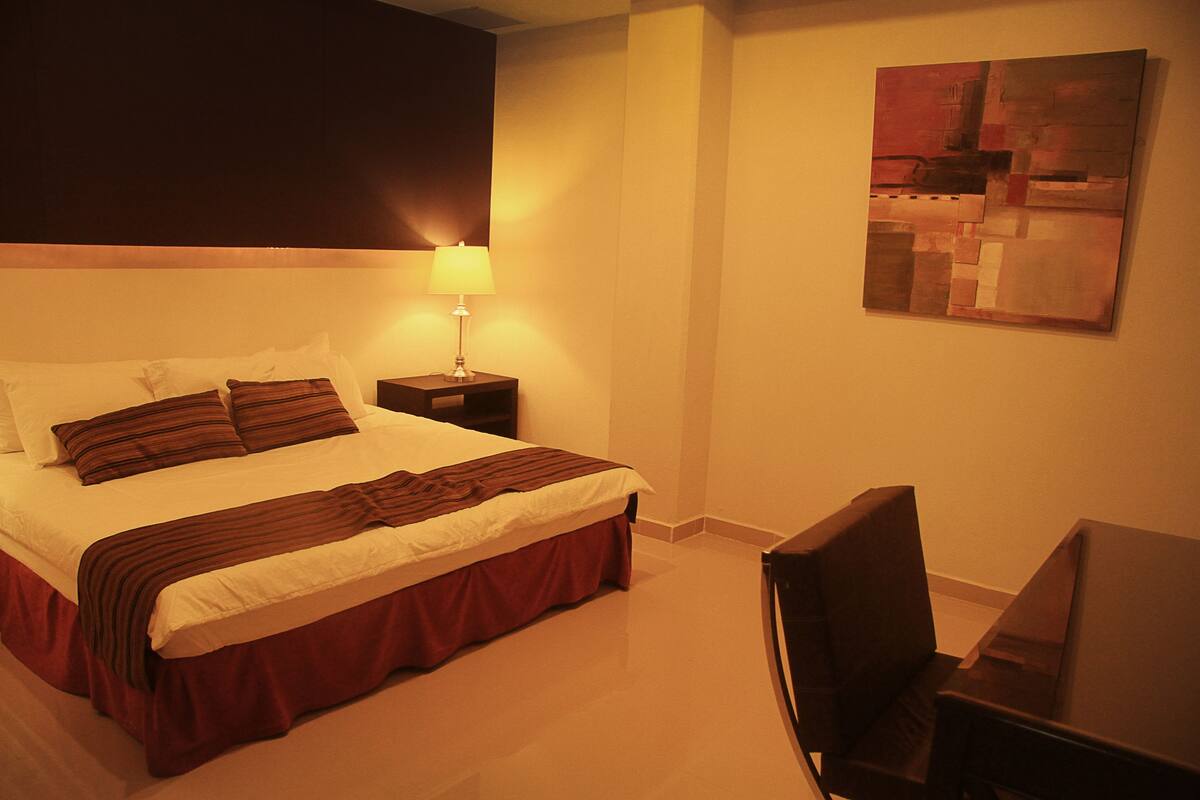 Premium bedding, Select Comfort beds, in-room safe, desk