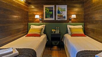 Premium bedding, soundproofing, iron/ironing board, free rollaway beds