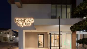 Overnatningsstedets facade