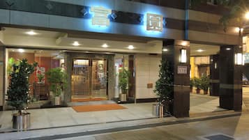 Front of property – evening/night