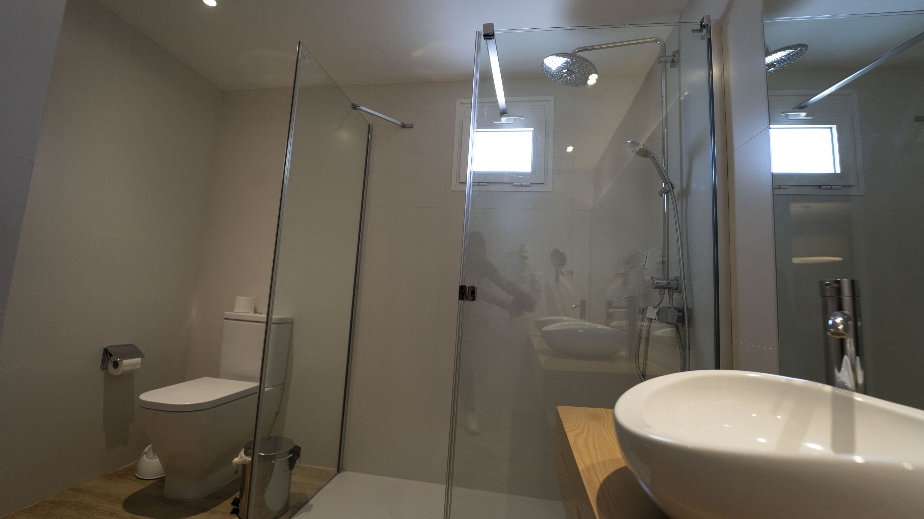 free toiletries, hair dryer, towels