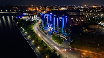 Front of property – evening/night