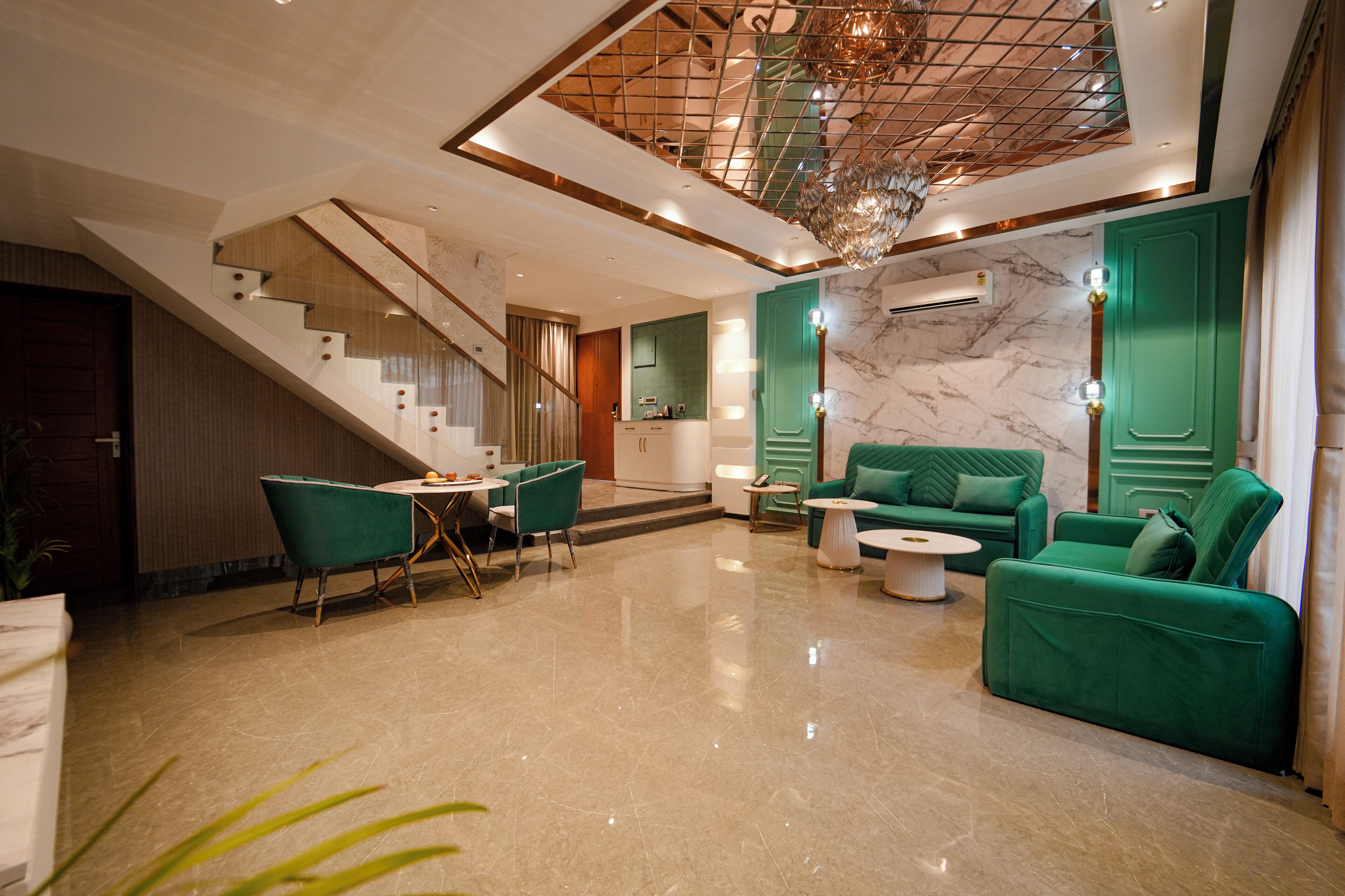 Deluxe Villa | Living area | LCD TV