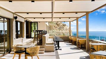 Breakfast, lunch, dinner served; Greek cuisine, pool views