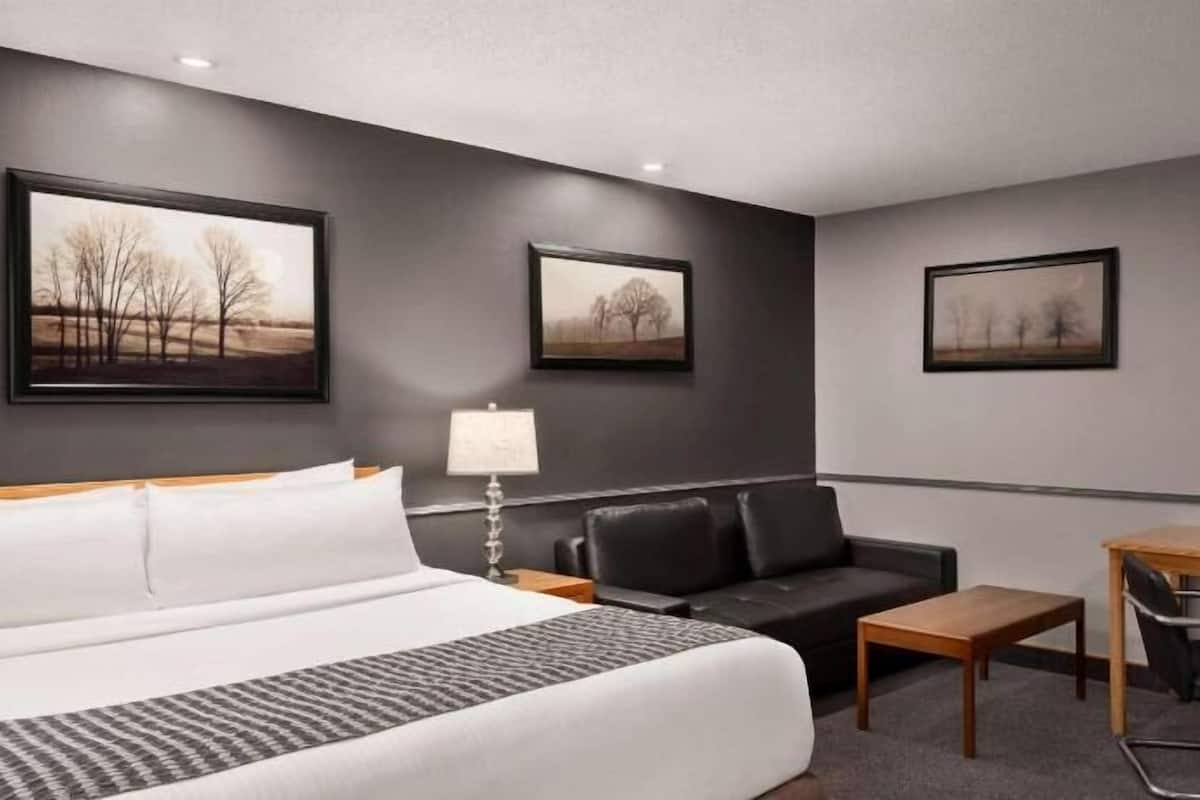 Premium bedding, desk, iron/ironing board, free WiFi