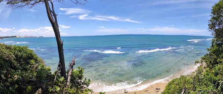 En la playa