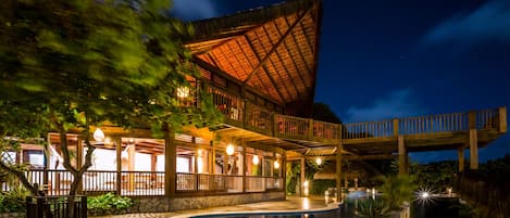 Front of property – evening/night