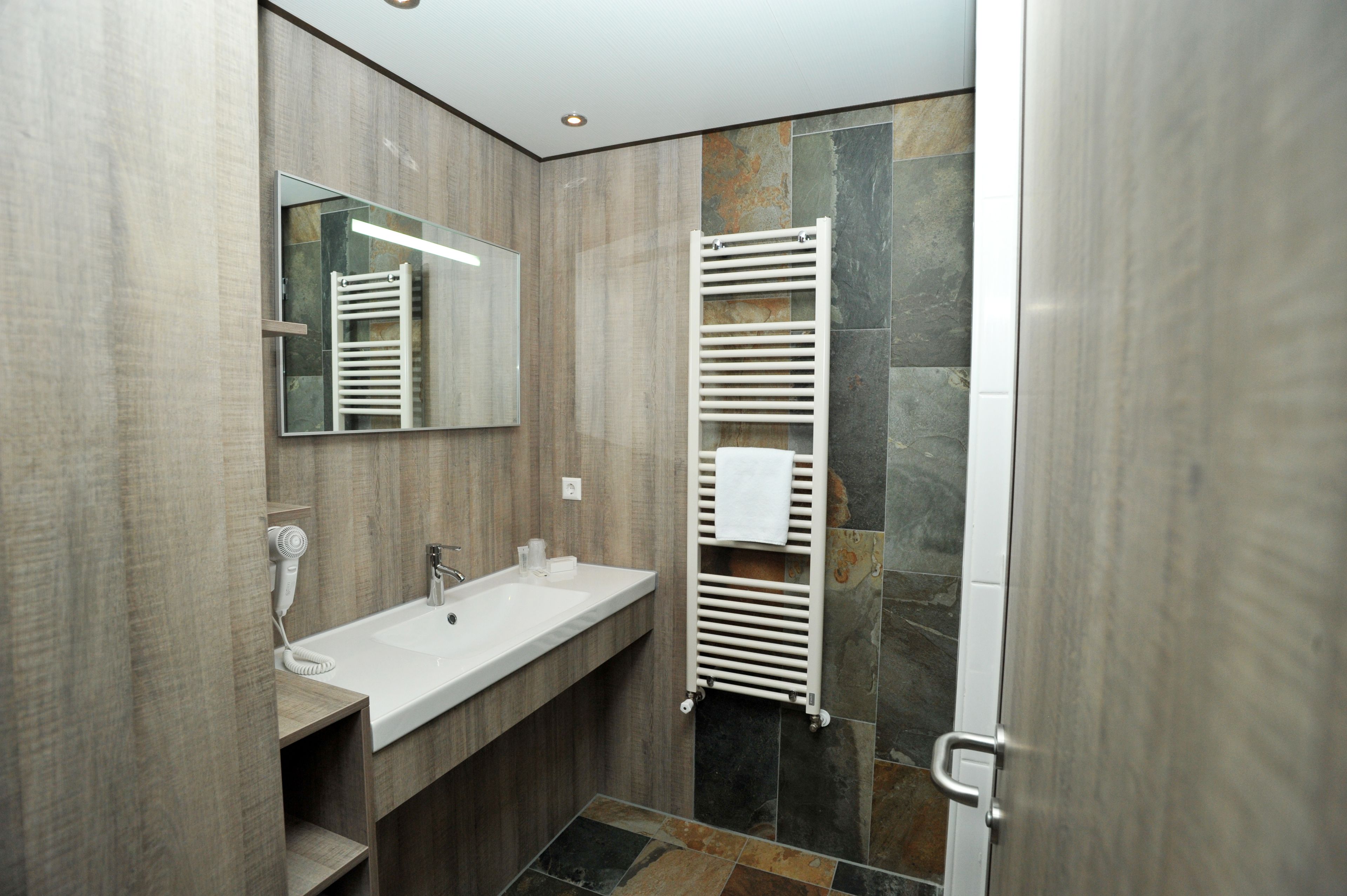 shower, rainfall showerhead, free toiletries, hair dryer