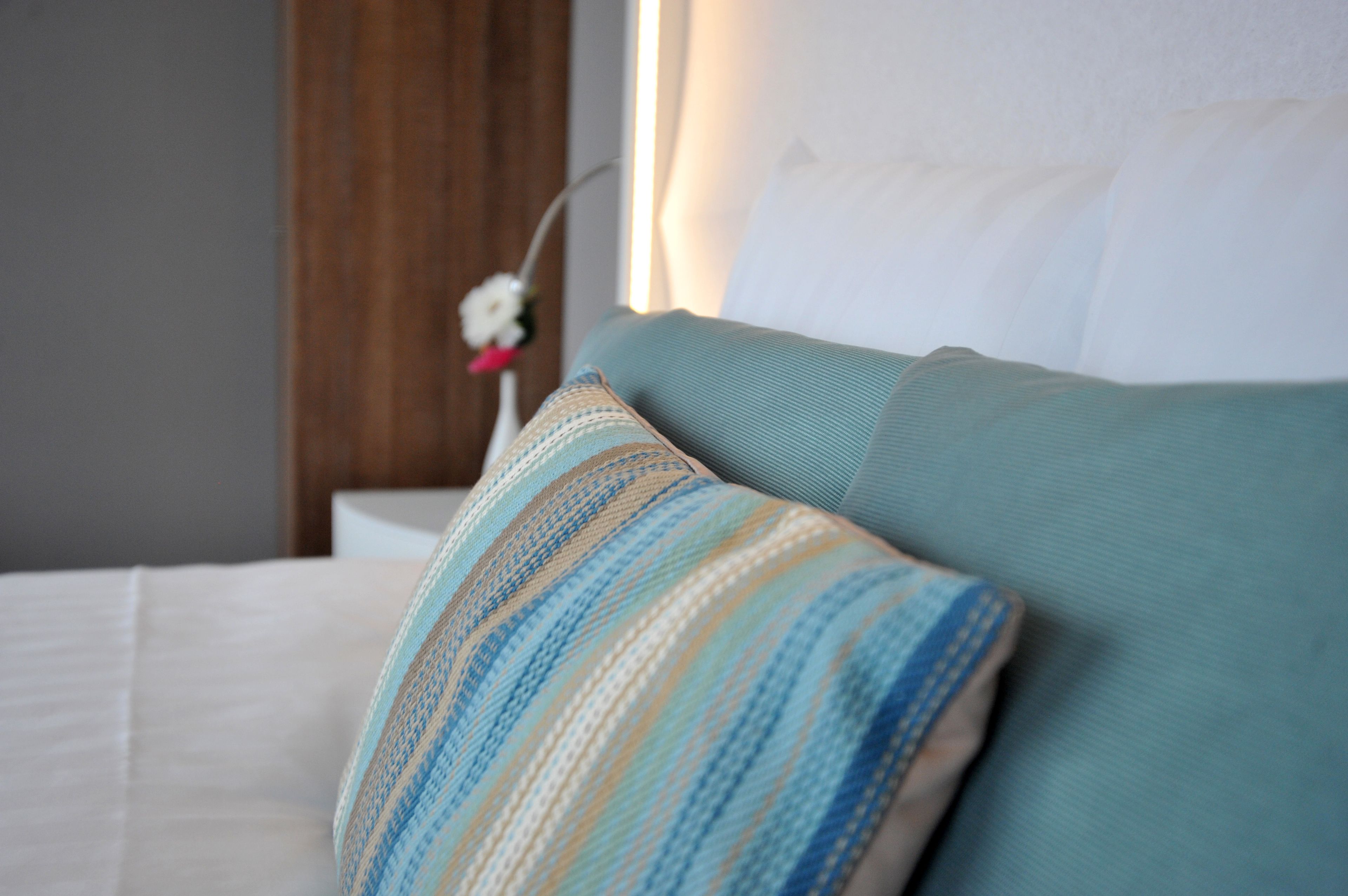 hypo-allergenic bedding, down duvets, in-room safe, desk