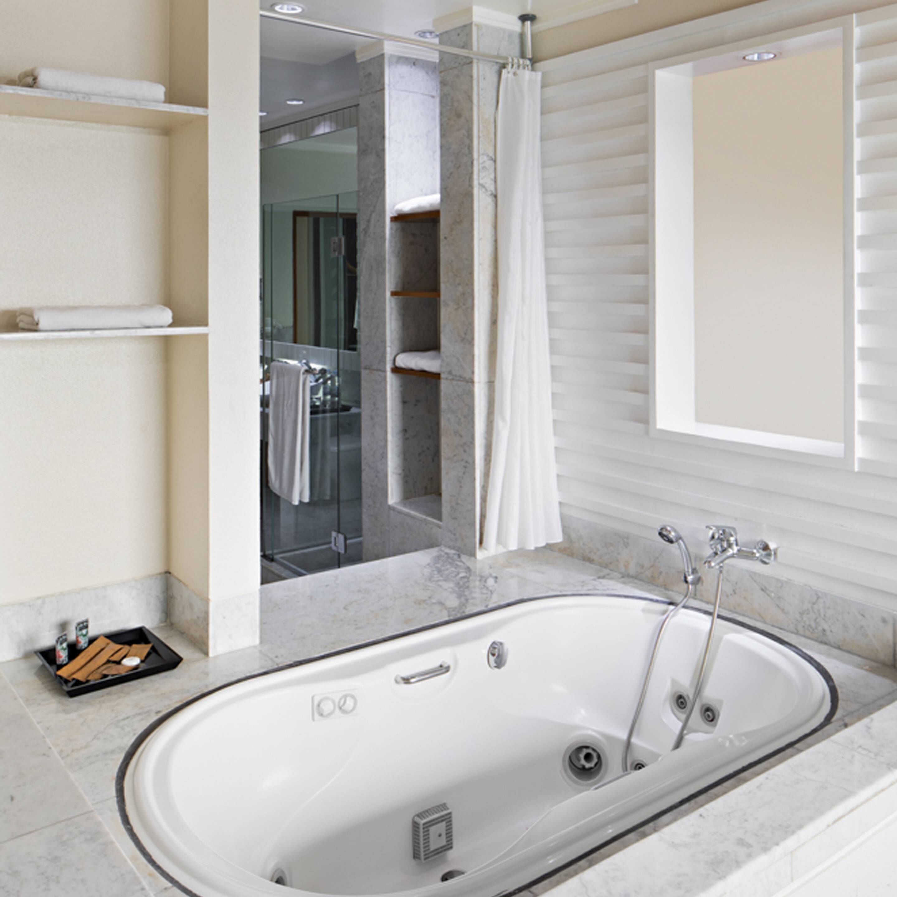 free toiletries, hair dryer, bathrobes, slippers