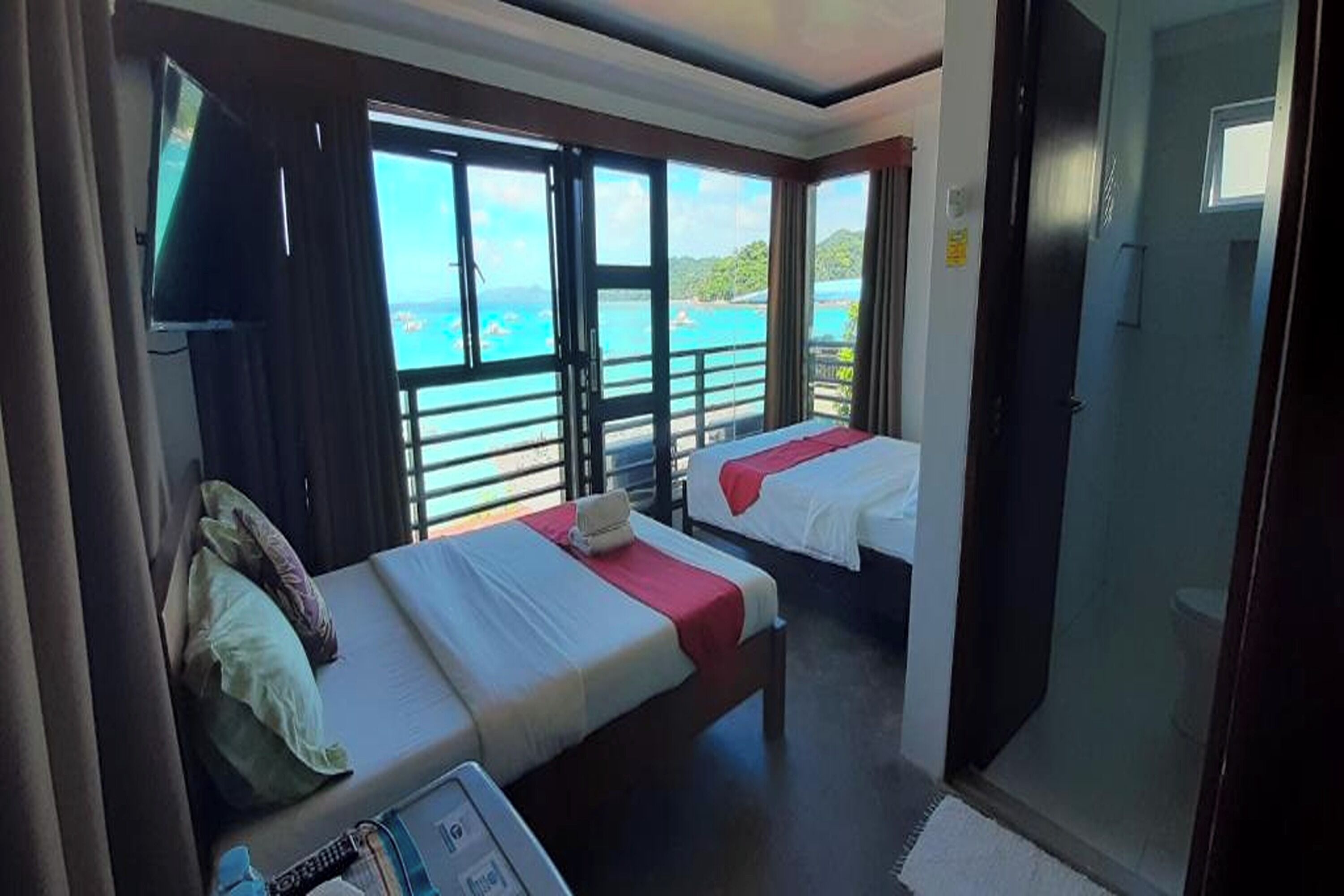 Habitación familiar, vista al mar | Vista desde la habitación