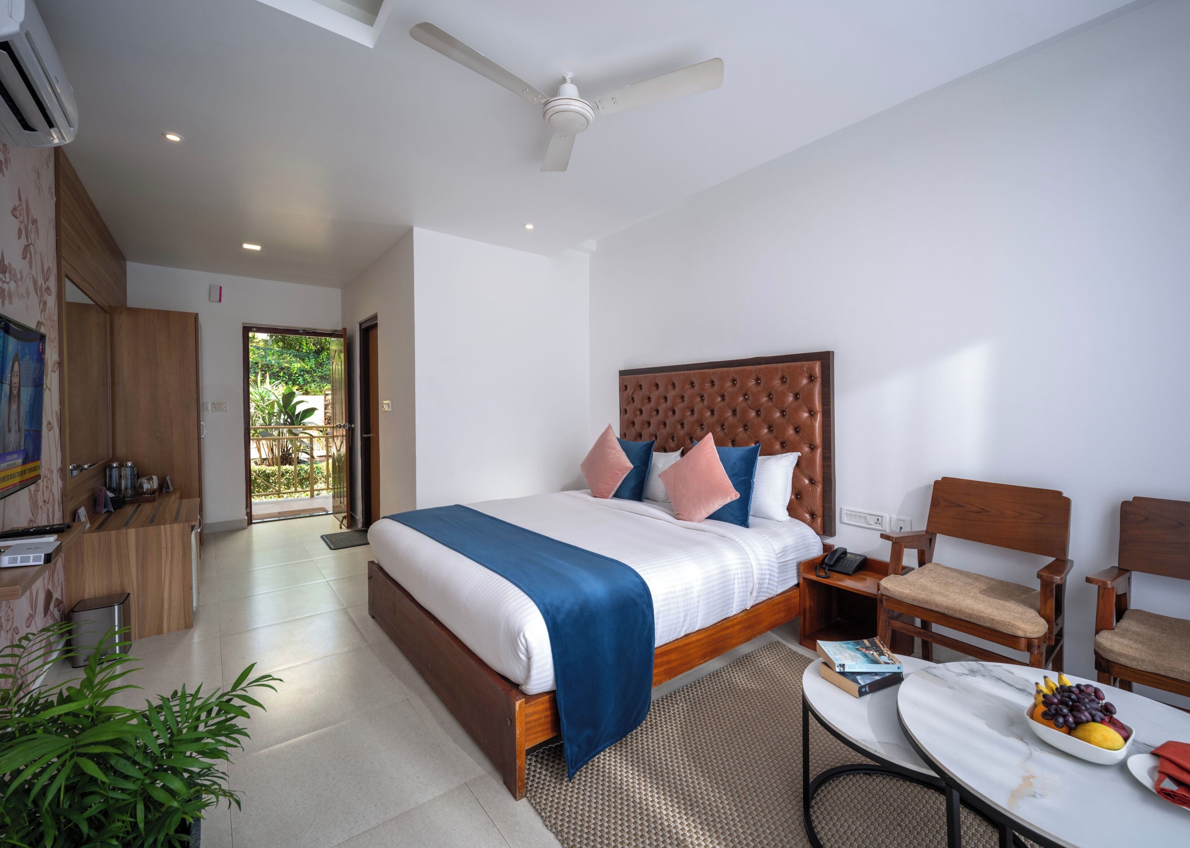 华丽双人房 | 高档床上用品、免费迷你吧物品、客房内保险箱、特色装修