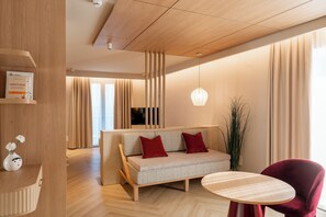 SOULFUL Suite, Front Sea View | Literie de qualité supérieure, couette en duvet d'oie