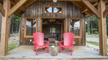 Luxury-Ferienhütte, 1 Schlafzimmer, Bergblick | Hochwertige Bettwaren, Daunenbettdecken, Schreibtisch