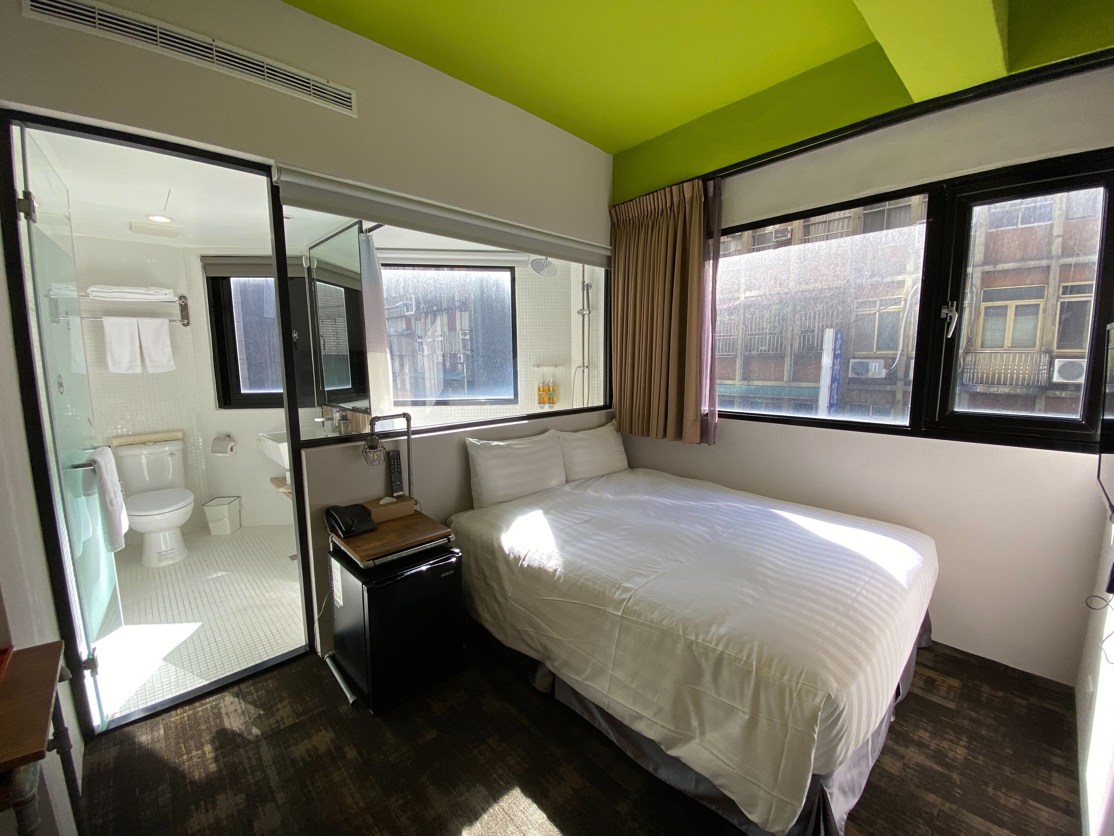 deluxe double room, city view | premium bedding, down duvets, individually decorated, blackout curtains