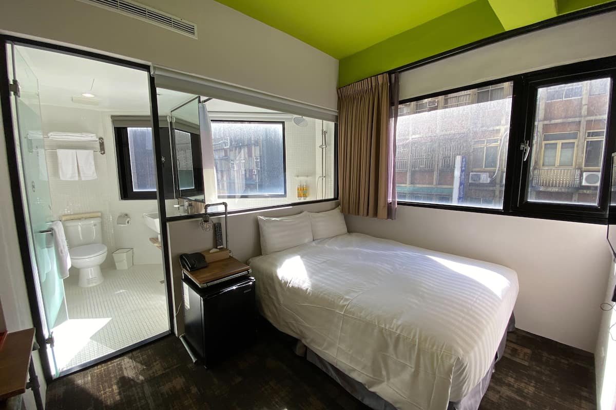deluxe double room, city view | premium bedding, down duvets, individually decorated, blackout curtains