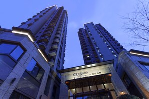 Front of property – evening/night