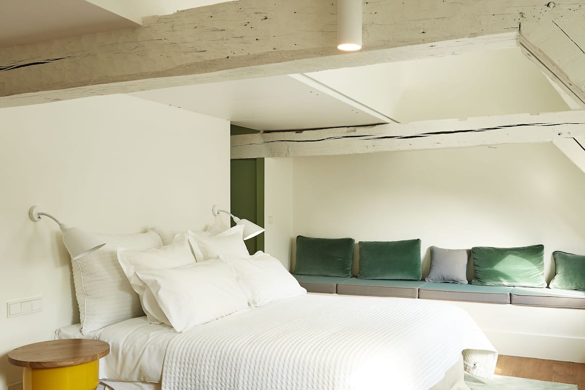 duplex (suite) | 1 bedroom, egyptian cotton sheets, premium bedding, in-room safe