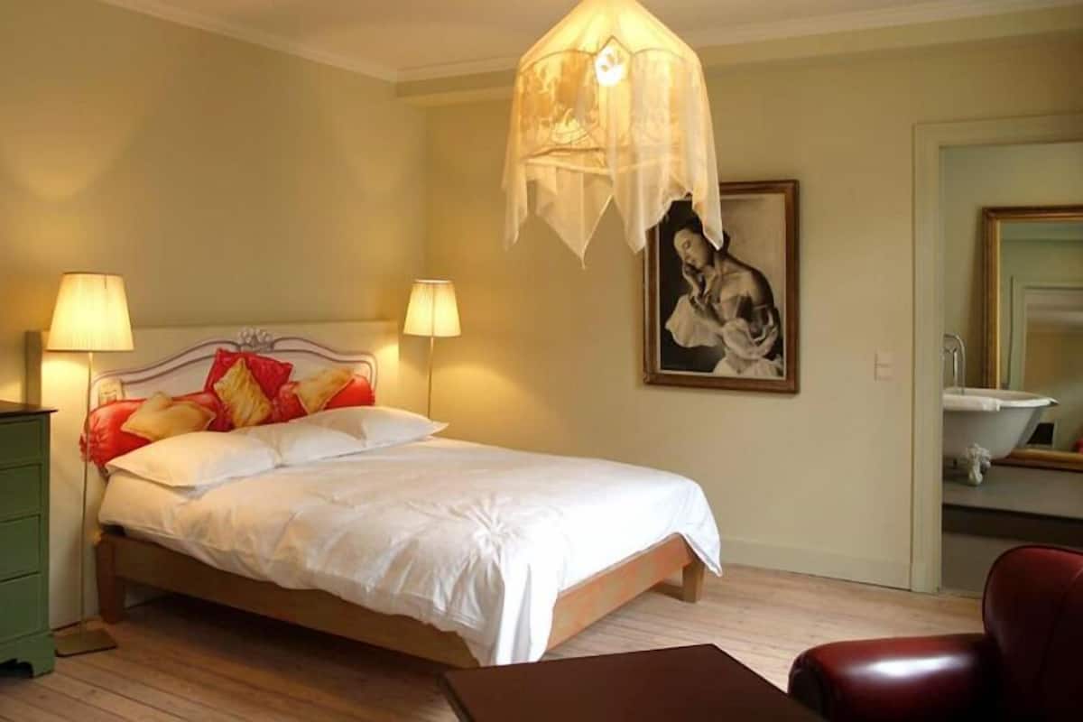1 bilik tidur, cadar kapas Mesir, peralatan tempat tidur premium