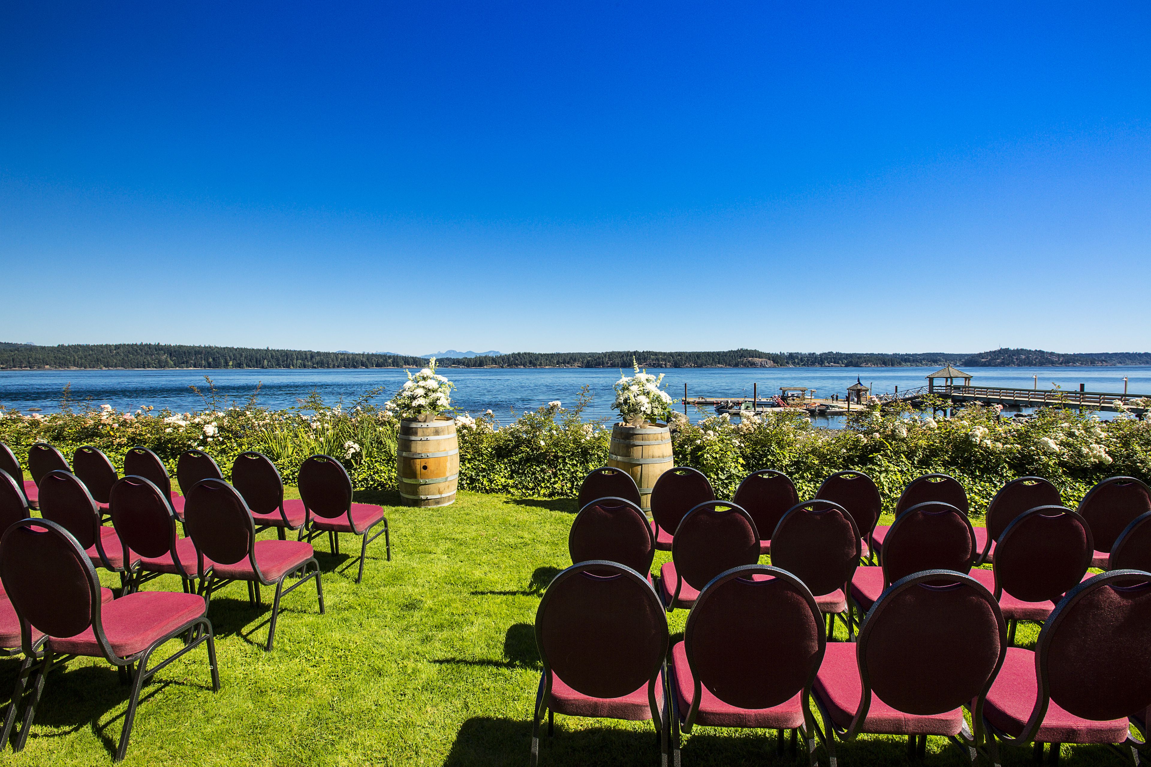 Espace mariage en plein air