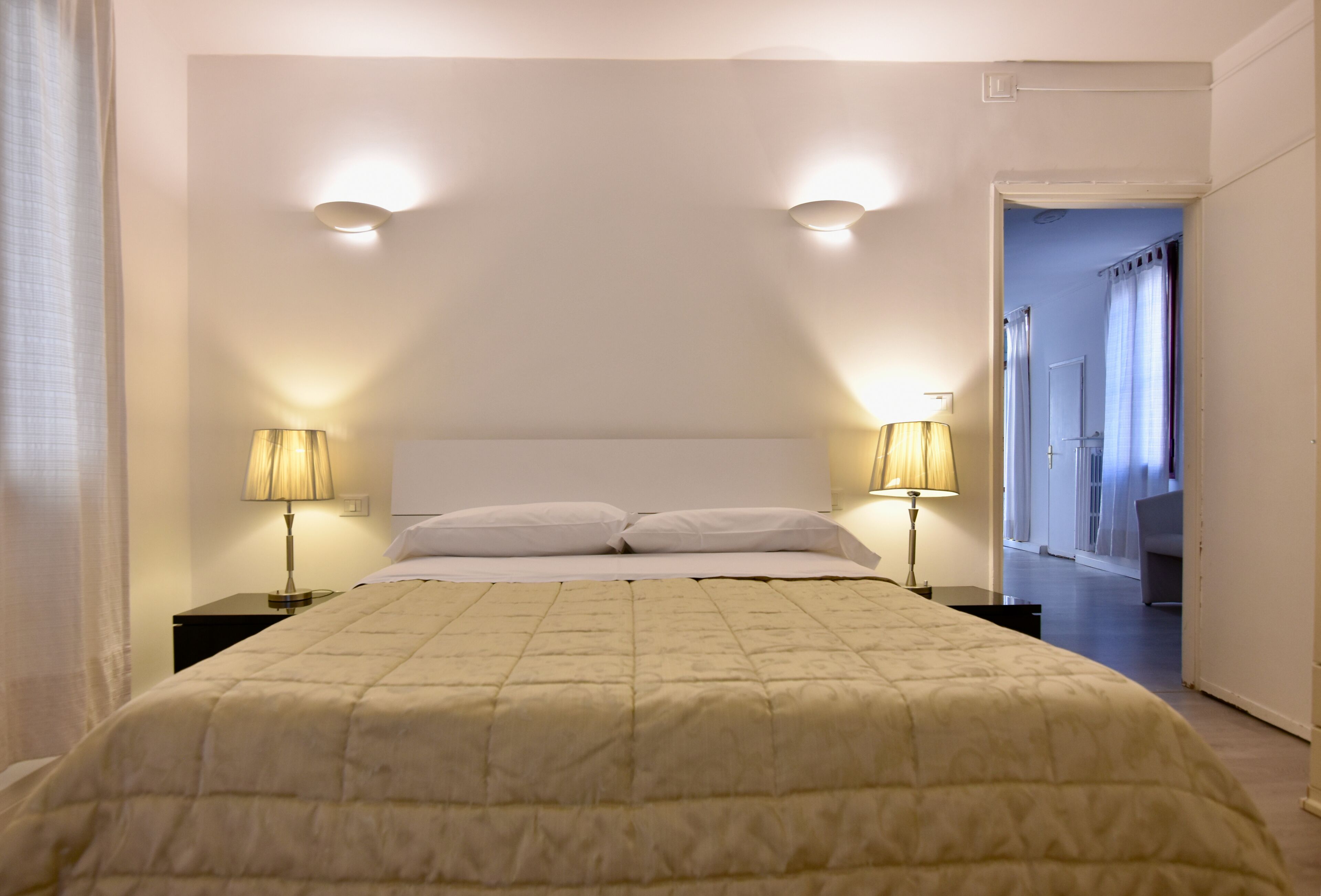 Appartement, 2 slaapkamers, terras, uitzicht op het water (Calle Pinelli) | Donsdekens, een kluis op de kamer, een strijkplank/strijkijzer