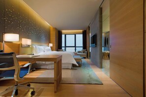 Premium bedding, down duvets, memory-foam beds, minibar
