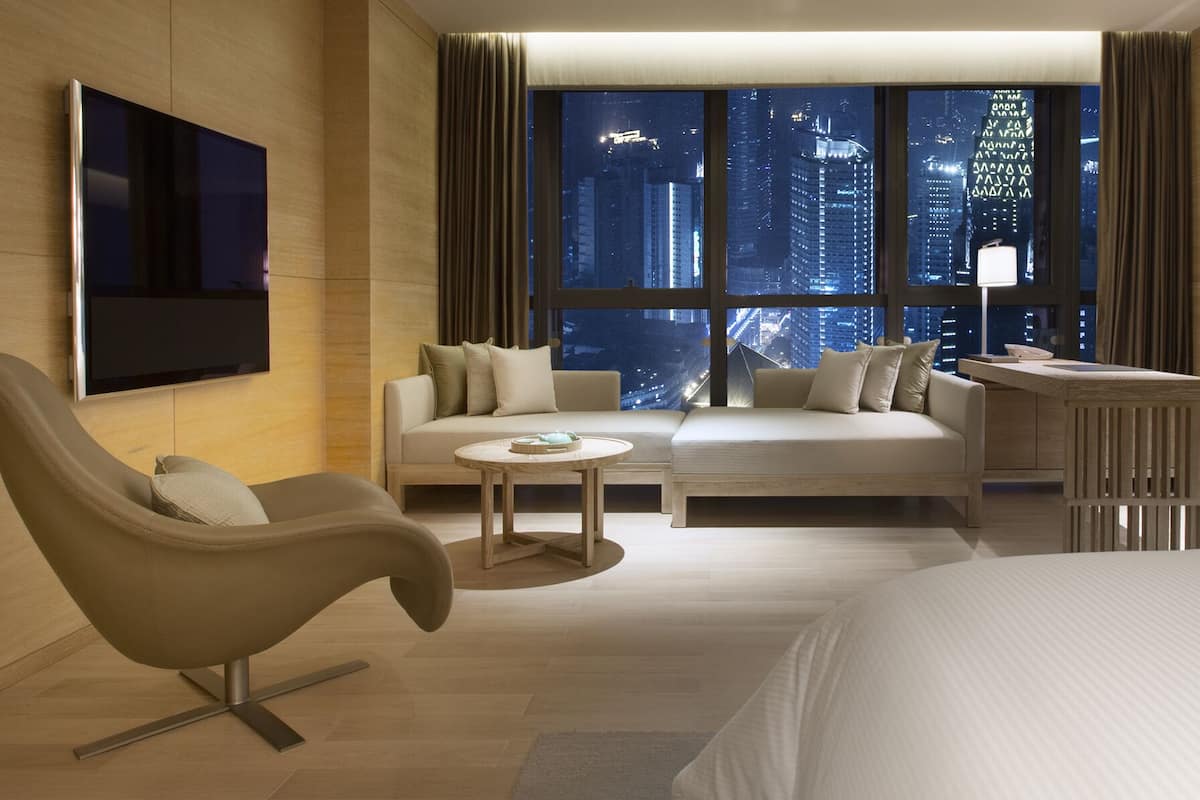 Suite studio exécutive, 1 lit double | Literie de qualité, couette en duvet