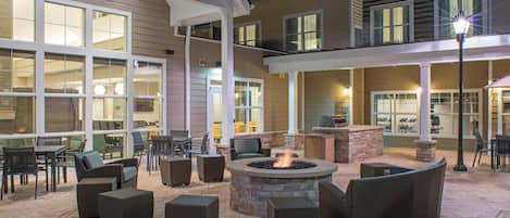 Blick von der Unterkunft