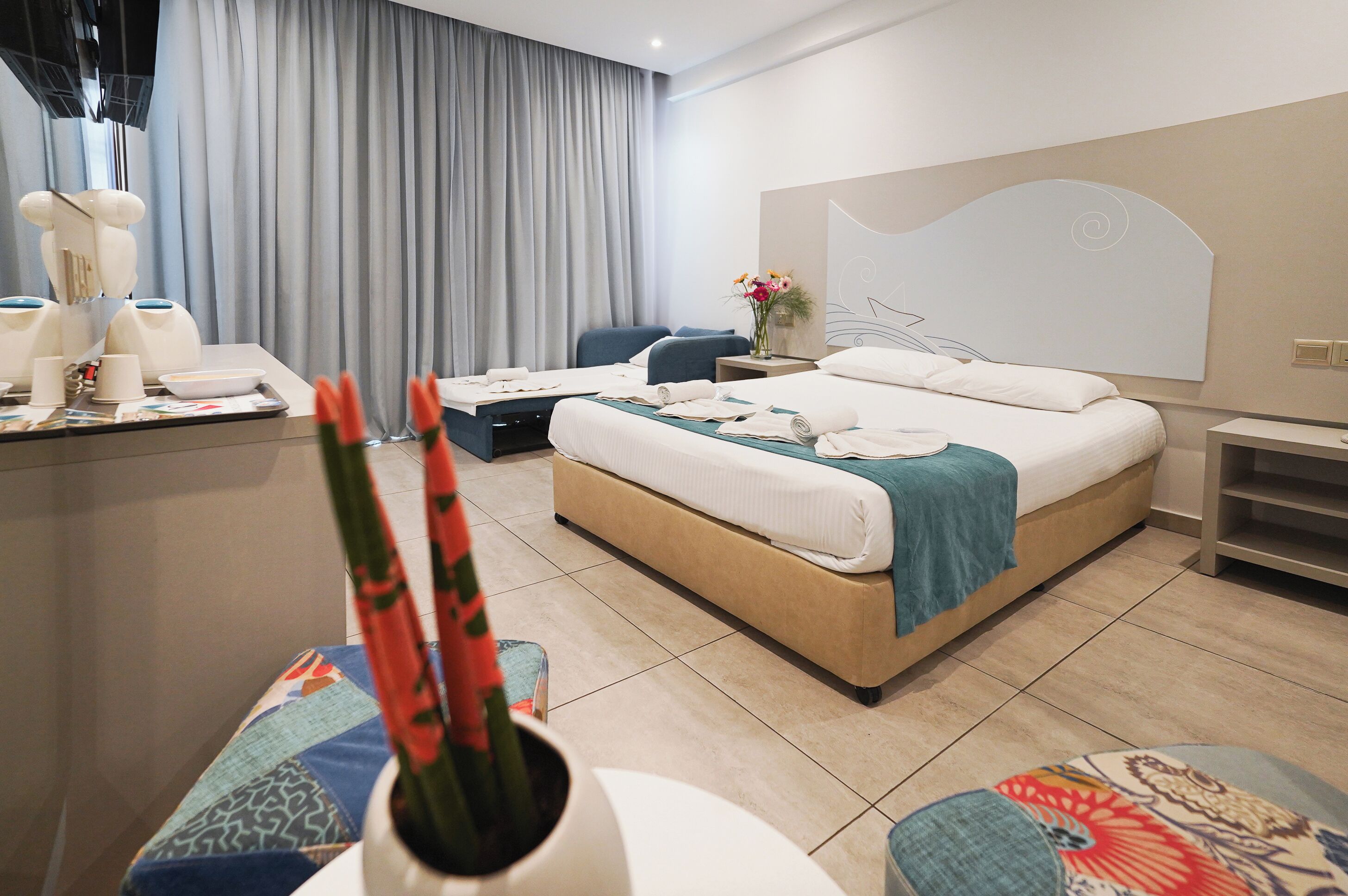 superior double or twin room | in-room safe, free cots/infant beds, free wifi, bed sheets