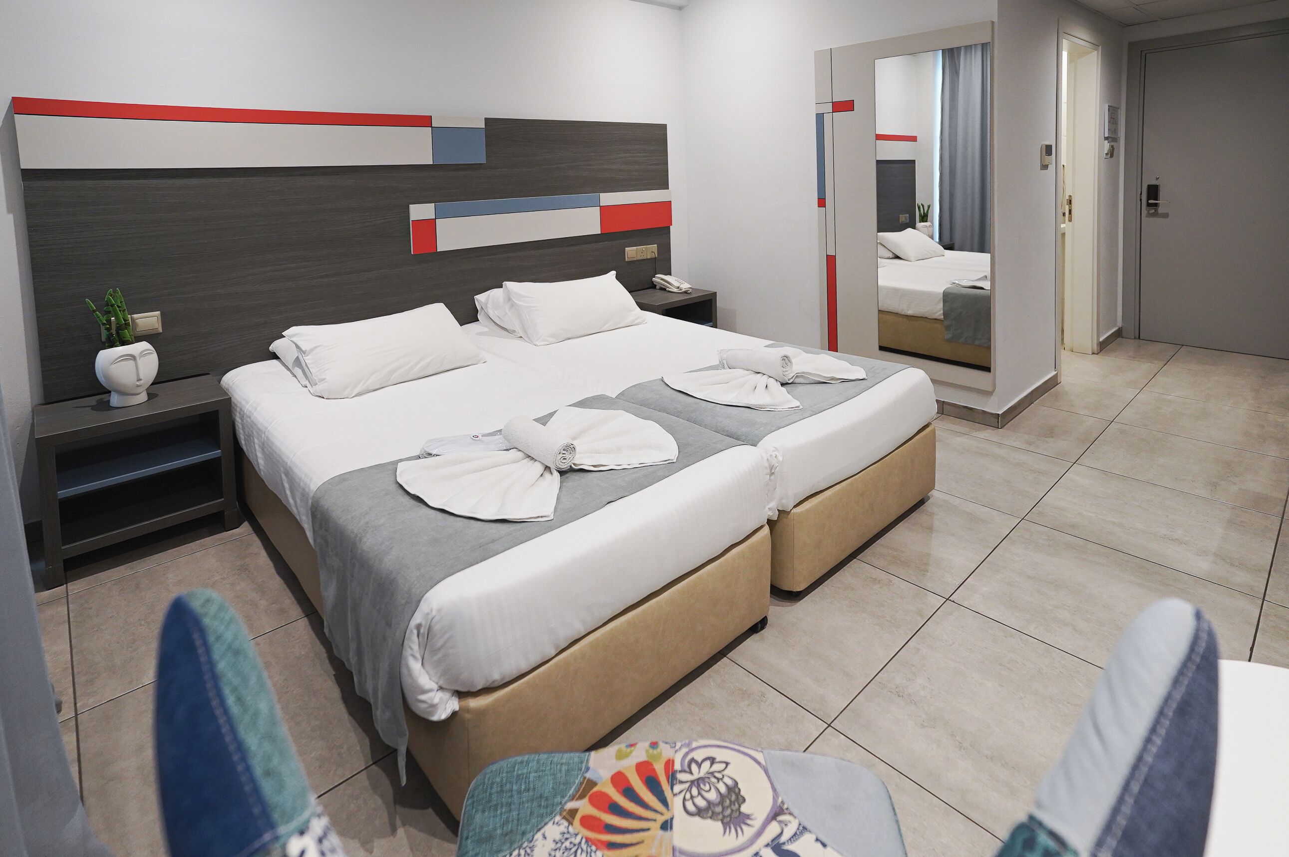 superior double or twin room | in-room safe, free cots/infant beds, free wifi, bed sheets