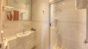 Free toiletries, hair dryer, bathrobes, towels