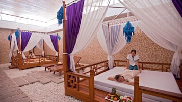 Sauna, Turkish bath/hammam, body treatments, facials