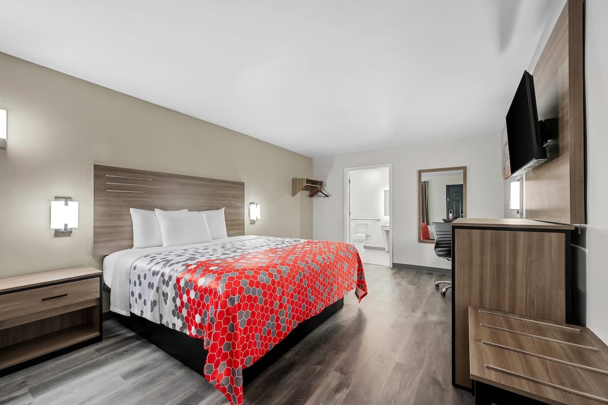 Habitación, 1 cama King size, con acceso para personas discapacitadas, para no fumadores | Wifi gratis y ropa de cama