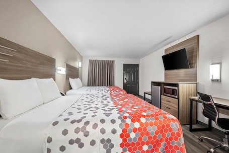 Standard Room, 2 Queen Beds, Non Smoking | Free WiFi, bed sheets