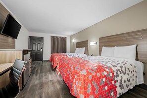 Habitación estándar, 2 camas Queen size, para no fumadores | Wifi gratis y ropa de cama 