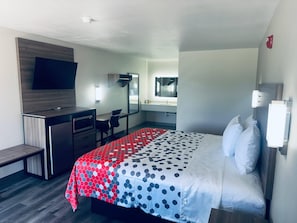 Habitación estándar, 1 cama King size, para no fumadores | Wifi gratis y ropa de cama
