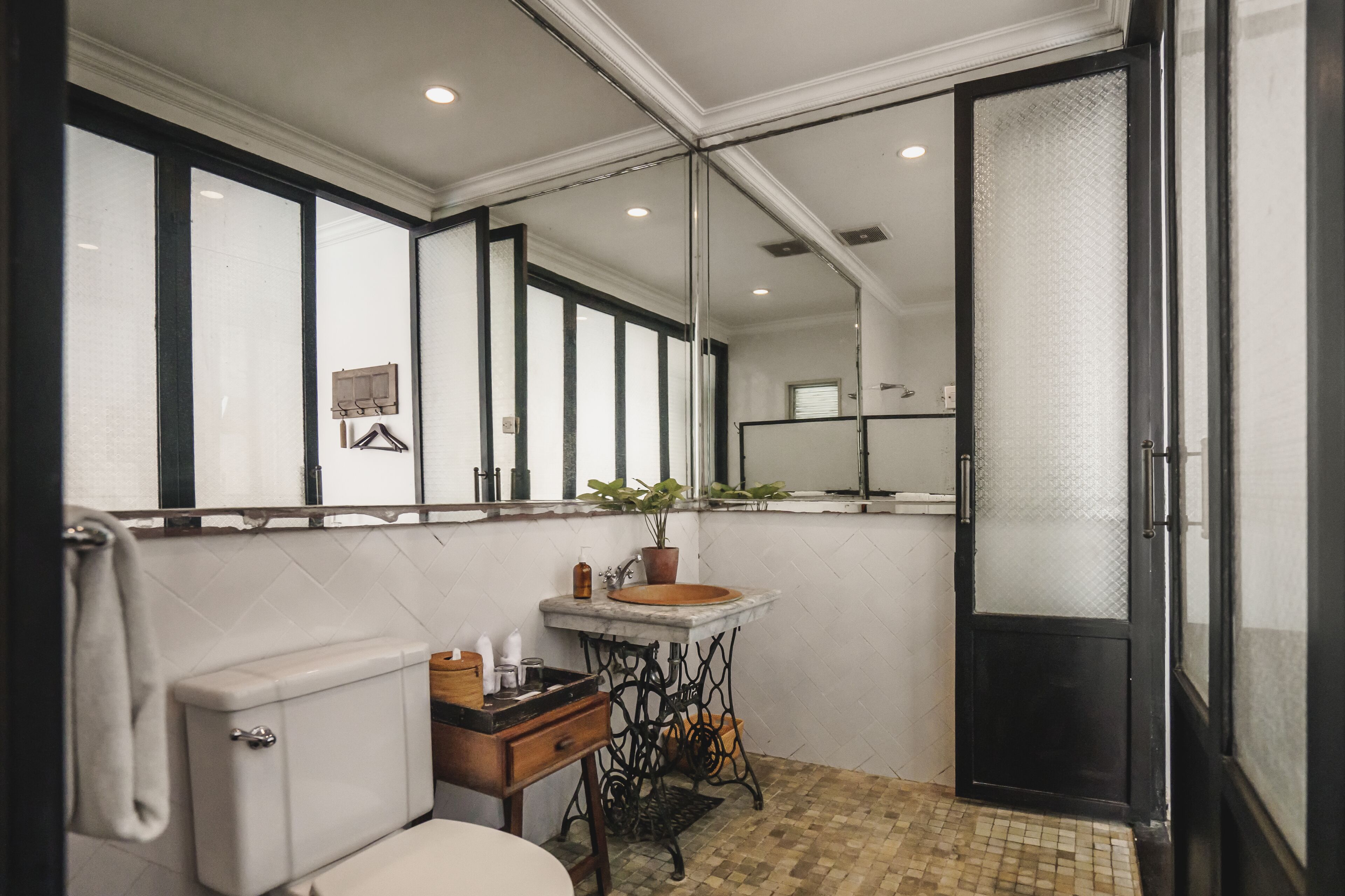 free toiletries, hair dryer, towels, soap