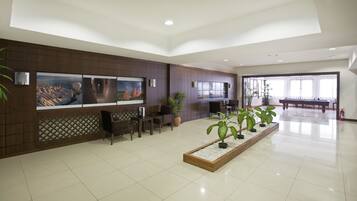 Sala de estar en el lobby