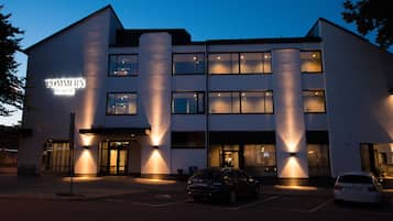 Front of property - evening/night