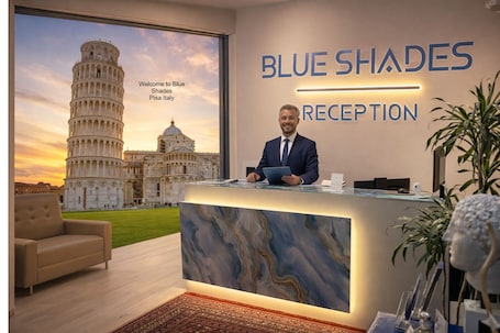 Reception. Blue Shades Aparthotel
