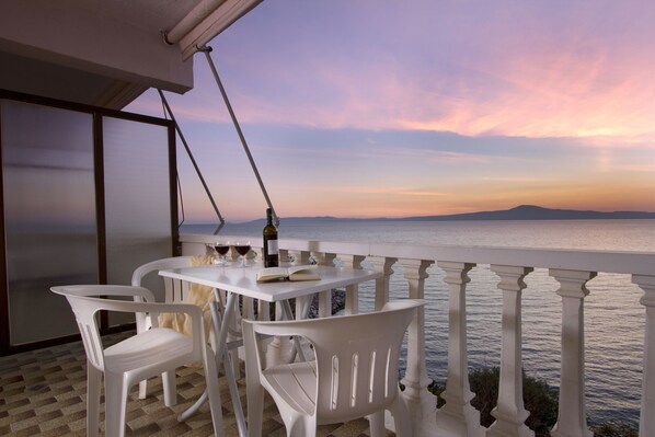 Apartment, 1 Bedroom, Sea View | Balcony